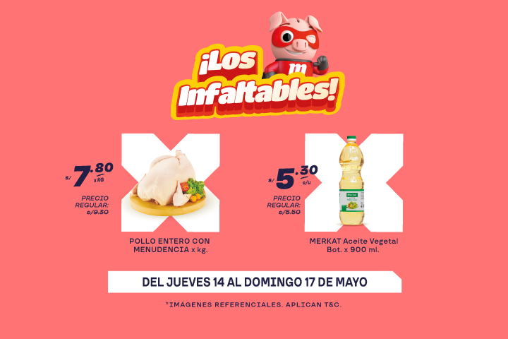 ¡LOS INFALTABLES DE MAXIAHORRO! DEL 14 AL 17 DE MAYO